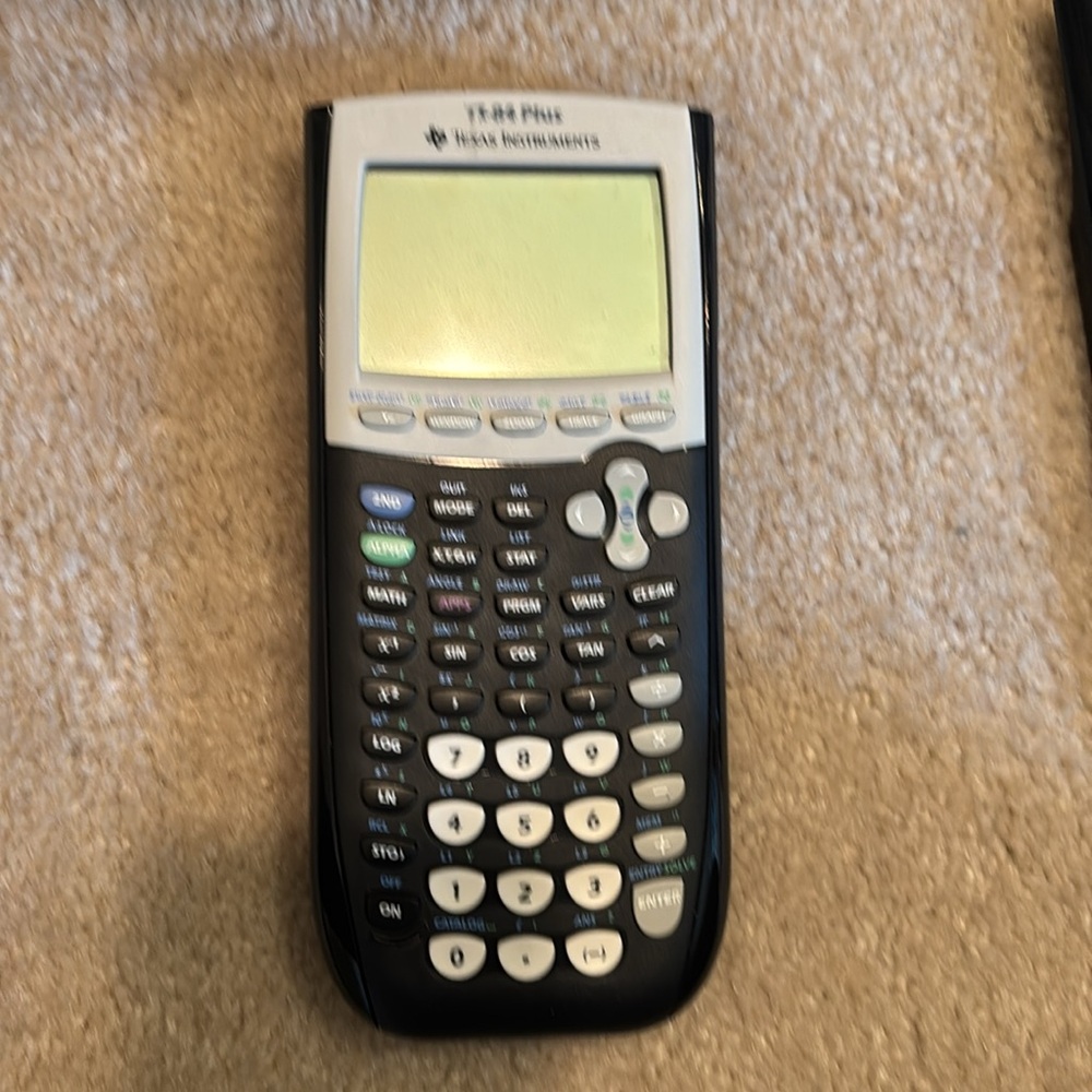 Texas Instruments Graphing Calculator - Black and White